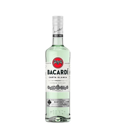 Bacardi Ron Blanco 750ml