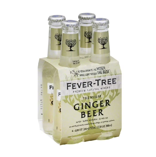 Fever Tree Ginger Beer 6.8oz 4pk